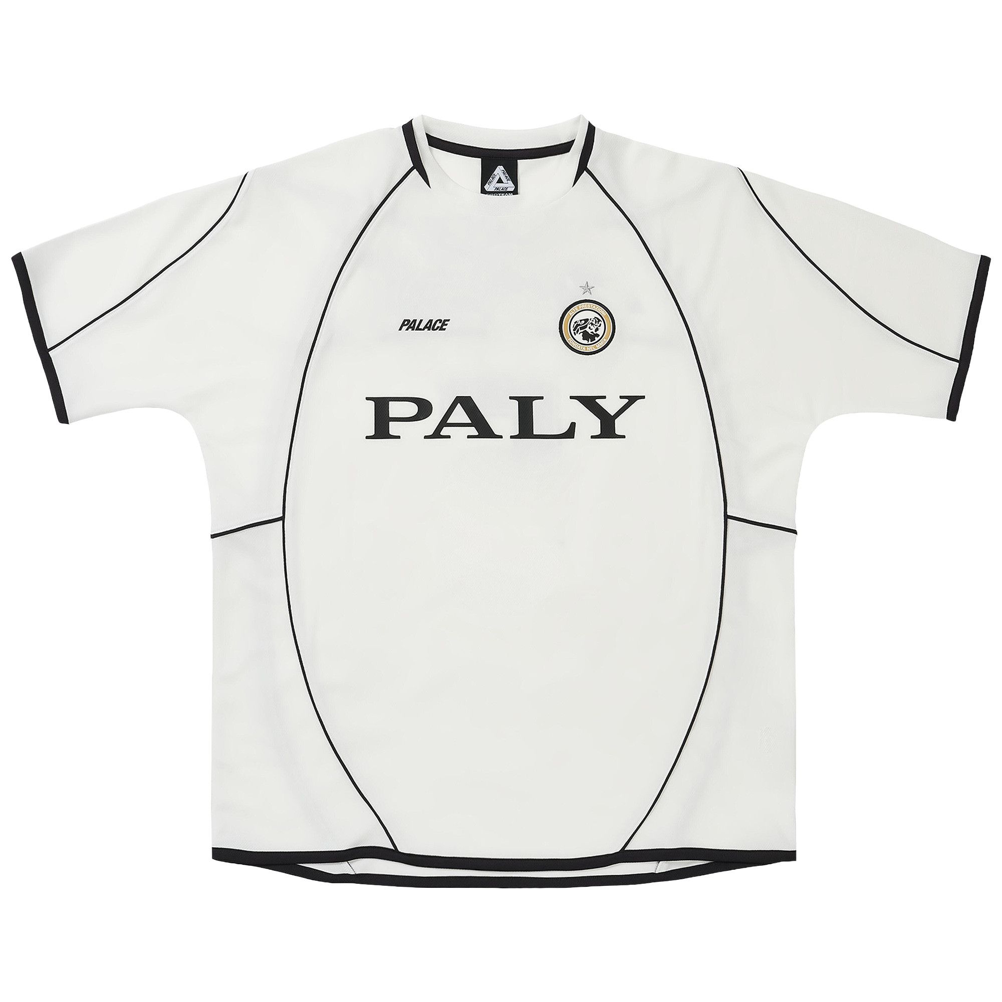 Buy Palace Pro Team Piped Jersey 'White' - P30ES017 | GOAT