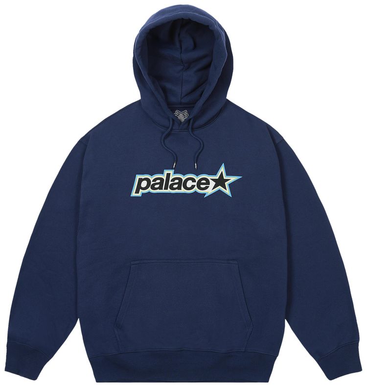 Palace P Star Hood Navy