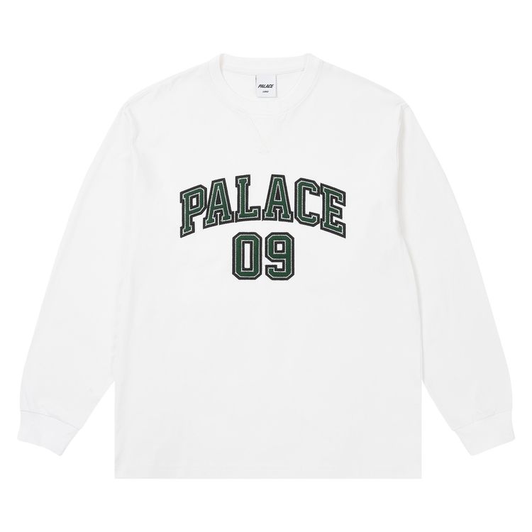 Palace 9 Long Sleeve White