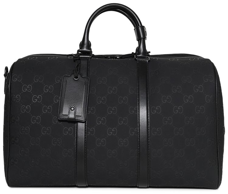 Gucci Embossed Duffle Black