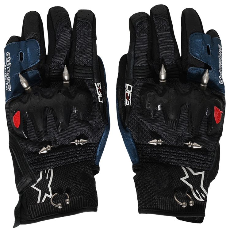 Balenciaga Alpine Star Gloves BlackBlue