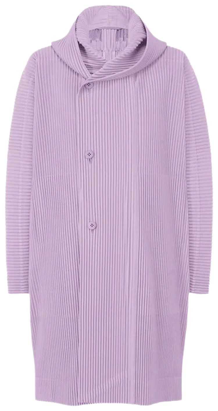 Homme Plisse Issey Miyake Coat Rhyolite Purple
