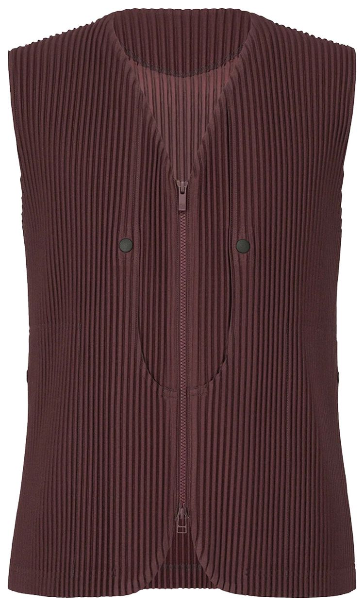 Homme Plisse Issey Miyake Vest Wine Purple