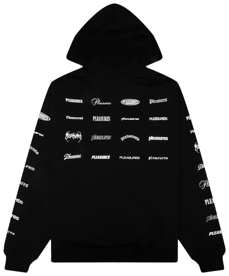 Pleasures Woodmark Zip Hoodie Black