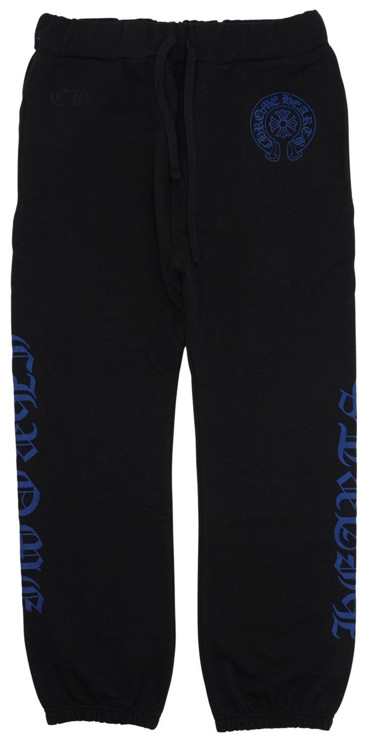 Chrome Hearts Horseshoe Logo Sweatpants BlackBlue