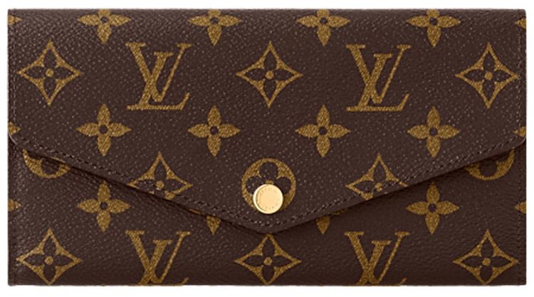 Louis Vuitton Sarah Wallet Brown Monogram Canvas