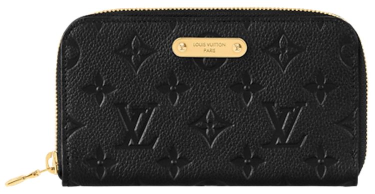 Louis Vuitton Margot Wallet Black Monogram Embossed Empreinte Cowhide Leather
