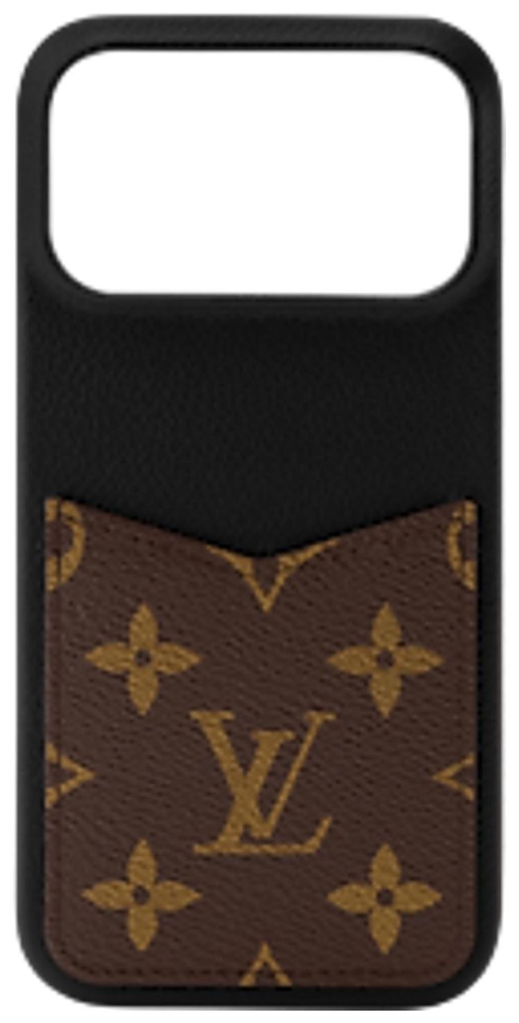 Louis Vuitton Bumper Pallas Iphone 17 Pro Brown Monogram CanvasBlack