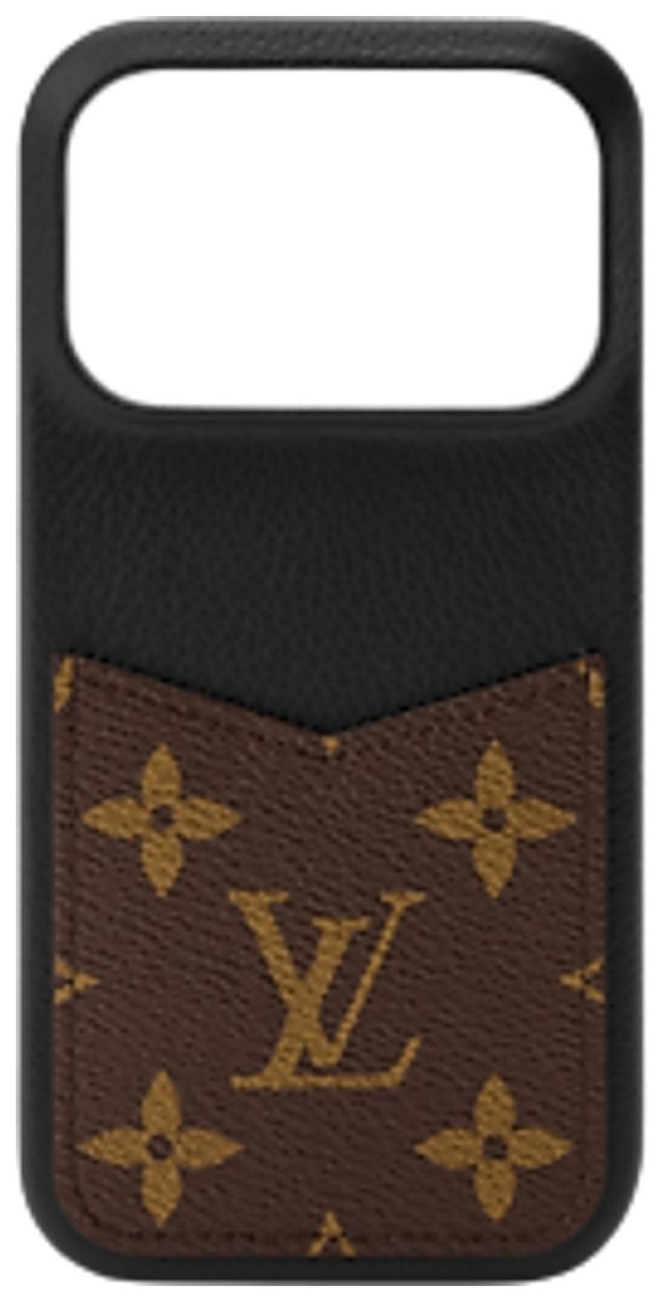 Louis Vuitton Bumper Pallas Iphone 17 Pro Max Brown Monogram CanvasBlack