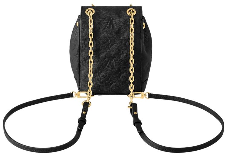 Louis Vuitton Nano Noe Backpack Black Monogram Embossed Empreinte Cowhide Leather