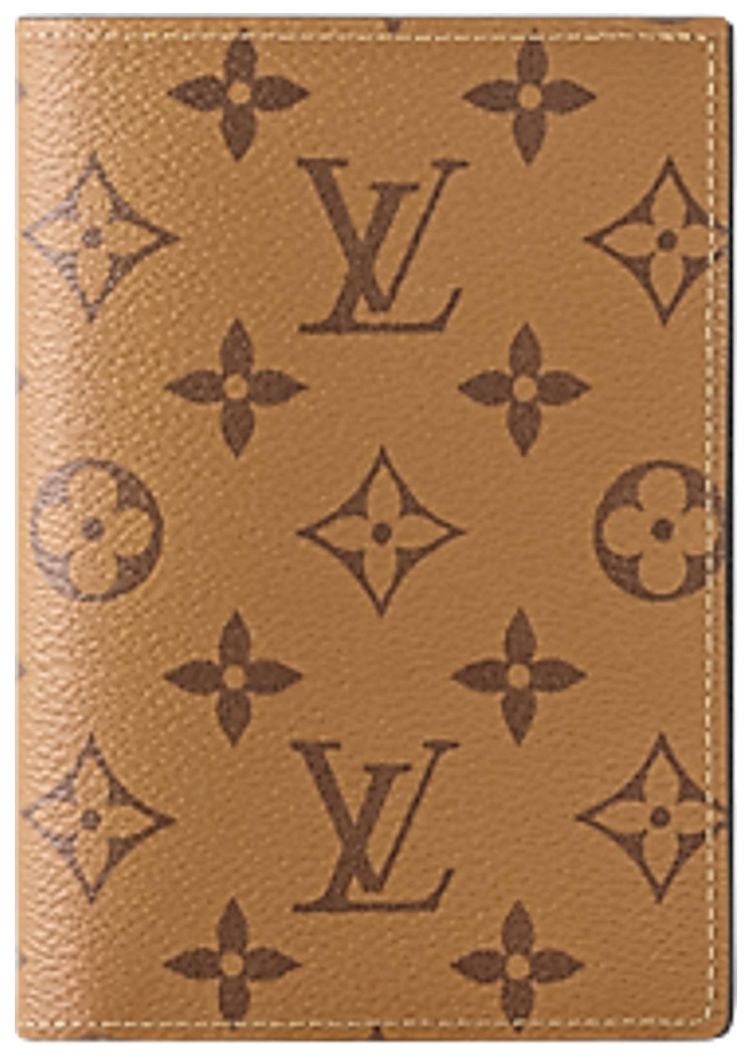 Louis Vuitton Passport Cover Brown Monogram Reverse Canvas