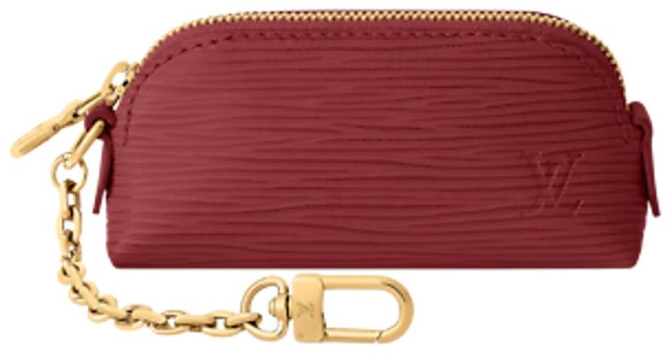 Louis Vuitton Cosmetic Lipstick Pouch Monogram Rouge EPi Leather