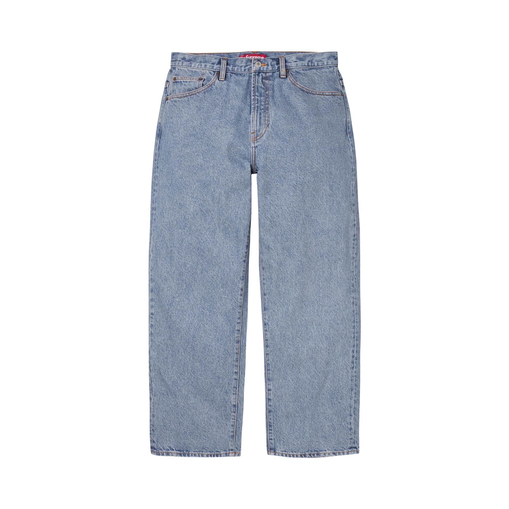 Buy Supreme Baggy Jean 'Washed Indigo' - SS26P27 WASHED INDIGO | GOAT