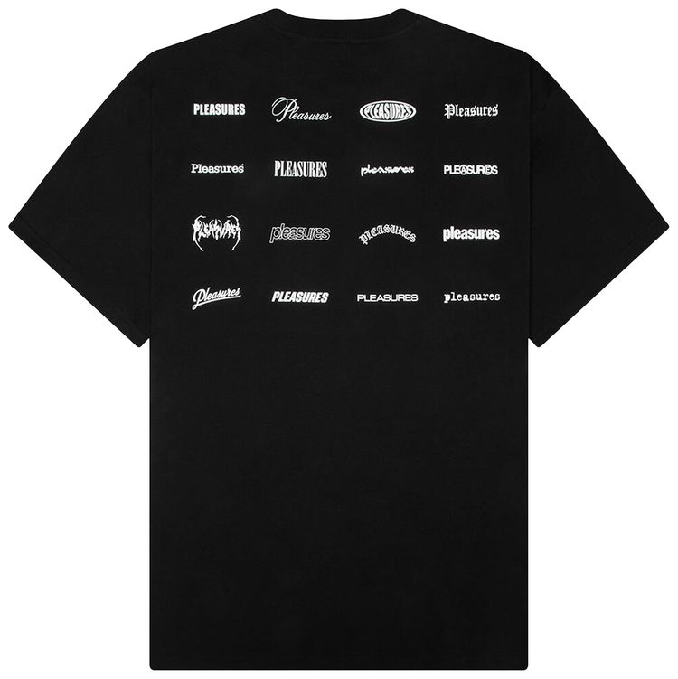 Pleasures Wordmark T Shirt Black