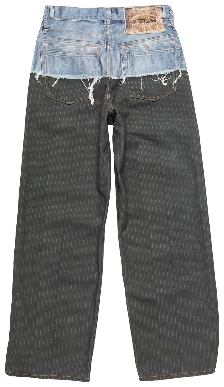 Acne Studios Trousers BlueBlack