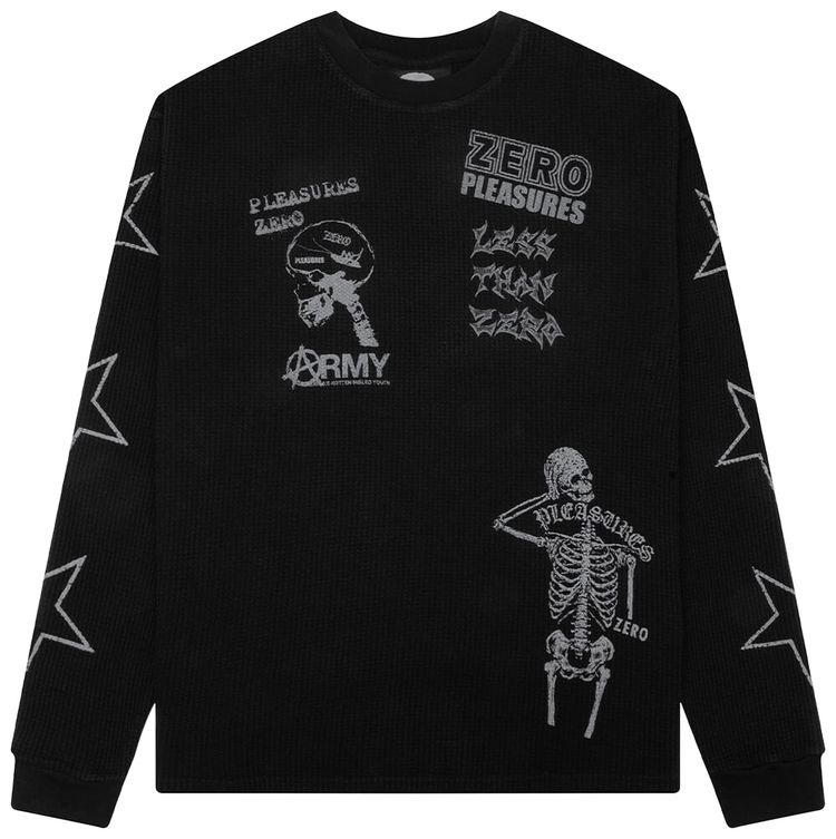 Pleasures Misled Thermal Long Sleeve Black