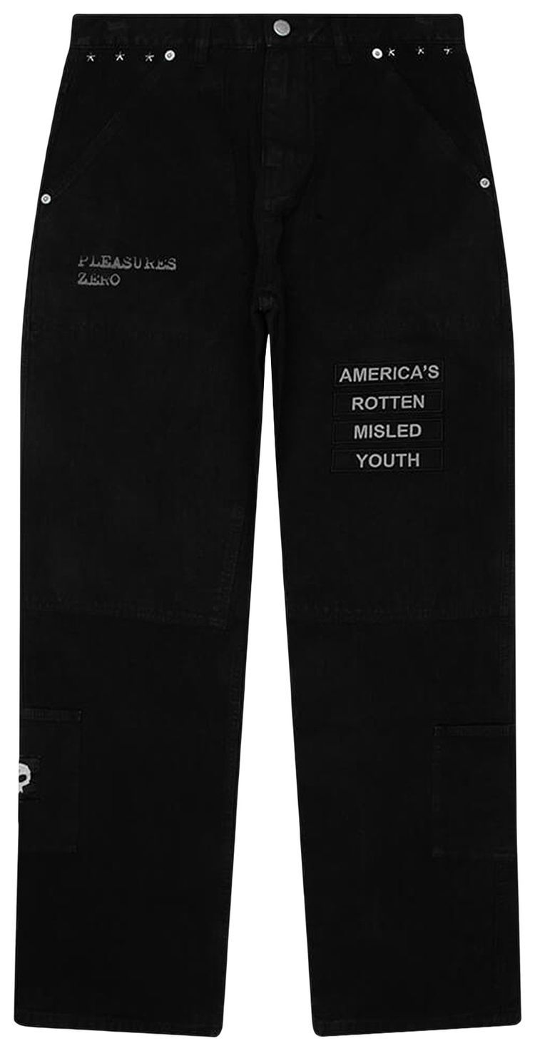 Pleasures Zero Work Pants Black