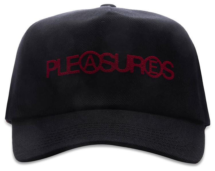 Pleasures Zine Snapback Black