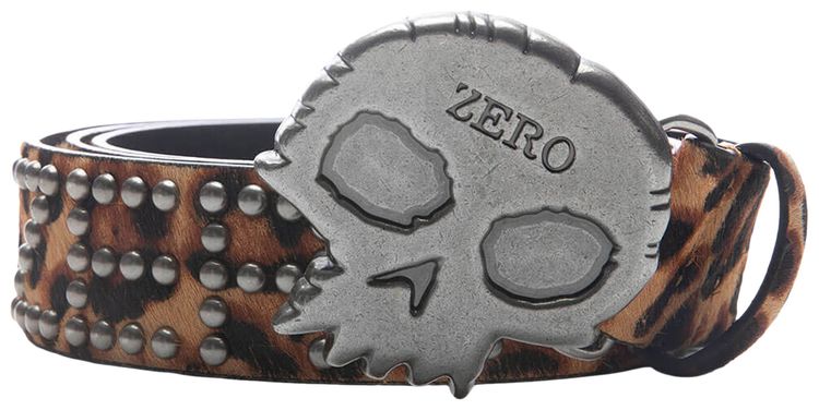 Pleasures Studded Belt Leopard