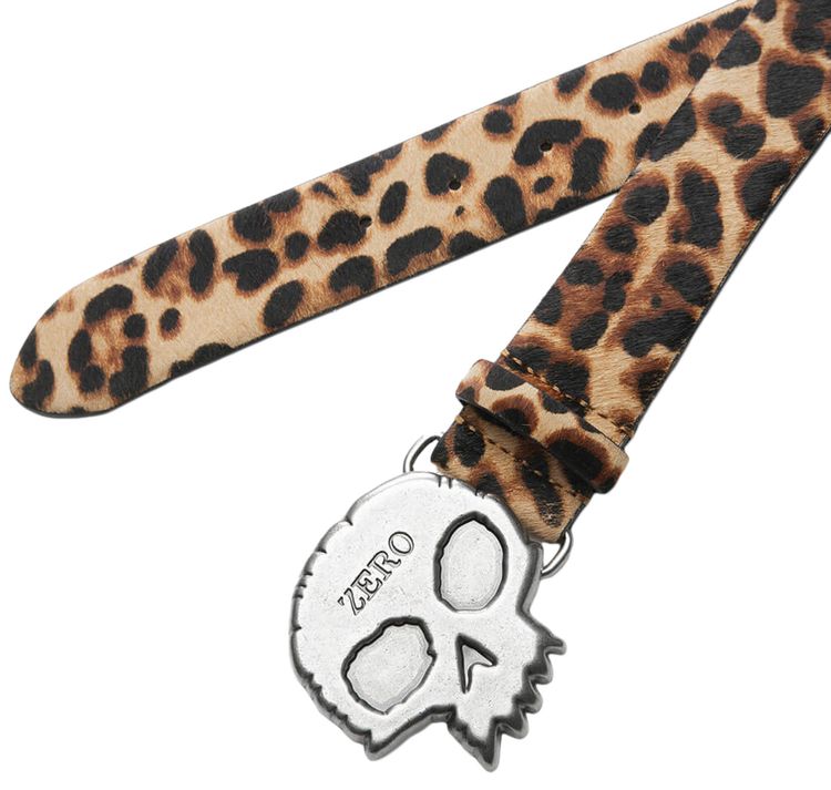 Pleasures Studded Belt Leopard
