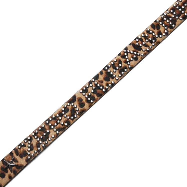 Pleasures Studded Belt Leopard