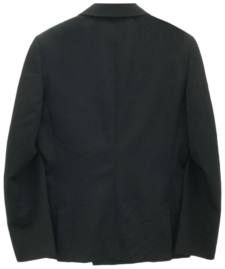 Comme des Garcons Homme Plus Lapel Long Sleeve Suit Jacket Black