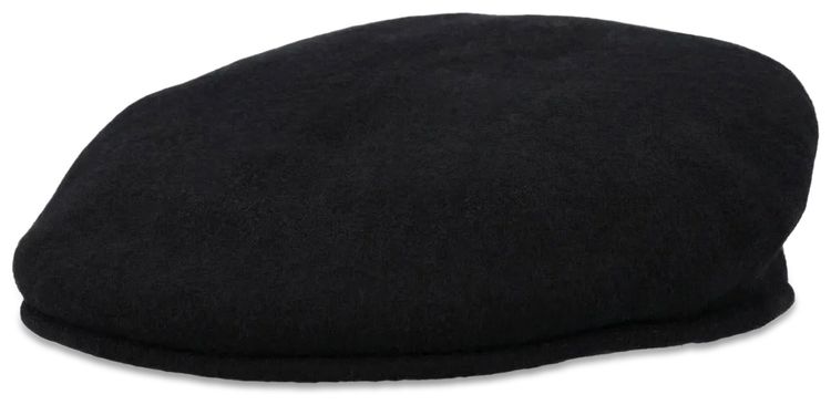 Marine Serre Felted Wool Beret Black