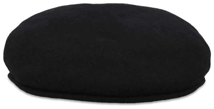Marine Serre Felted Wool Beret Black