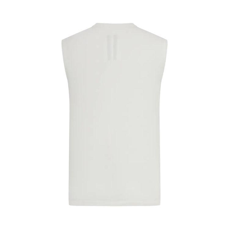 Rick Owens Concordian Brad Sleeveless T Shirt MilkBlack