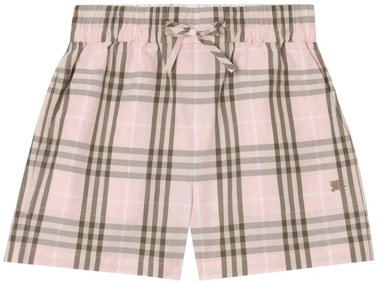 Burberry Evelyn Shorts Mallow Pink IP Check