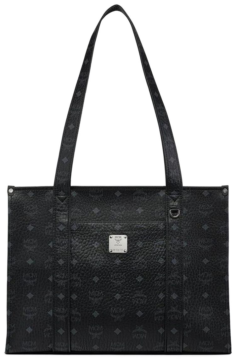 MCM Aren VI Large School Tote Bag Black