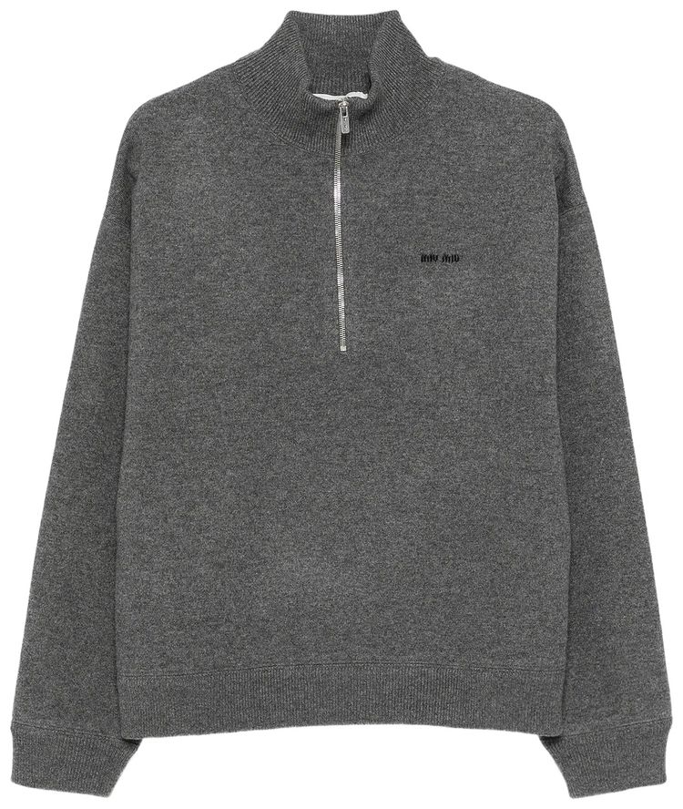 Miu Miu Turtleneck Pullover Ardesia