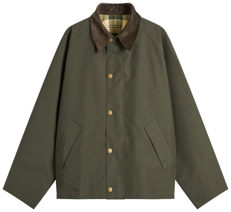 Barbour Reversible Transporter Casual Jacket SageAncient