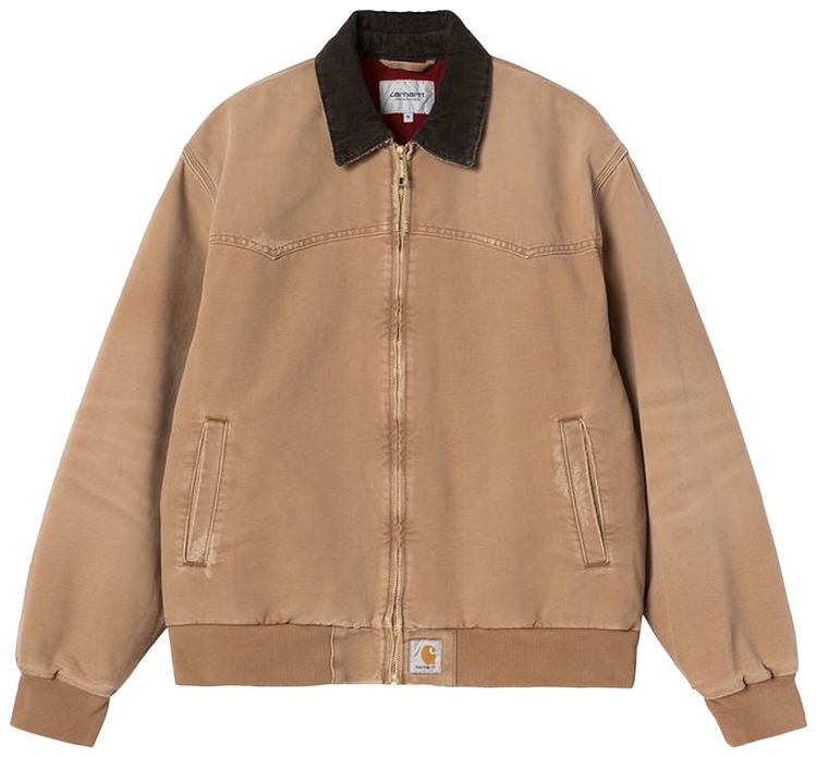 Carhartt WIP OG Santa Fe Jacket Hamilton BrownTobacco Grind Wash