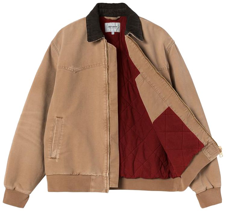 Carhartt WIP OG Santa Fe Jacket Hamilton BrownTobacco Grind Wash