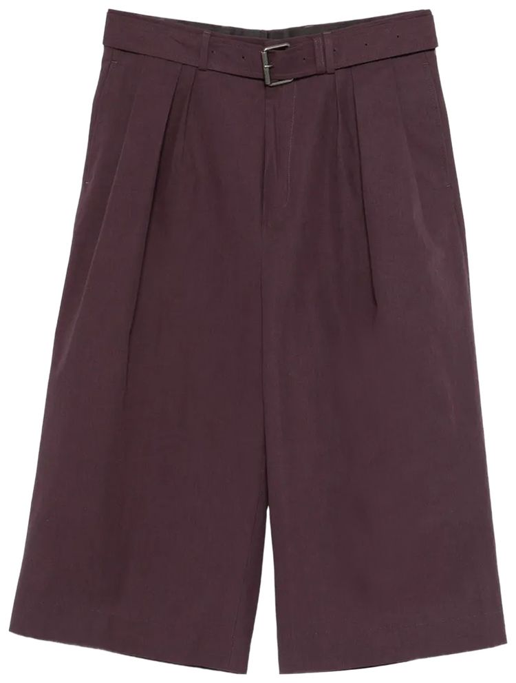Dries Van Noten Washed Heavyweight Pants Dark Purple