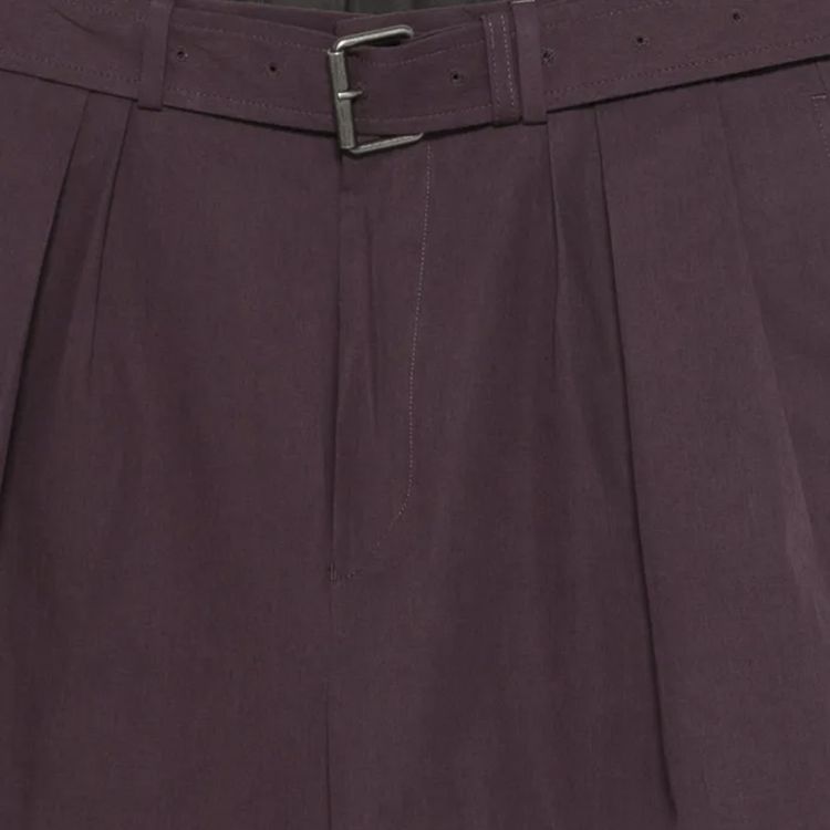Dries Van Noten Washed Heavyweight Pants Dark Purple