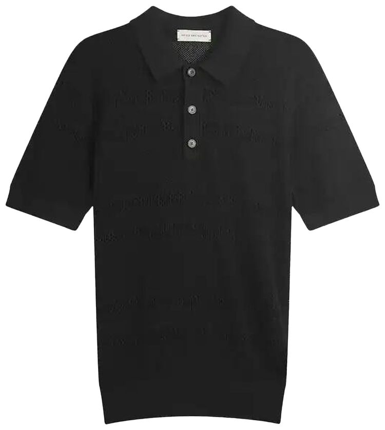 Dries Van Noten Mercy Polo Black