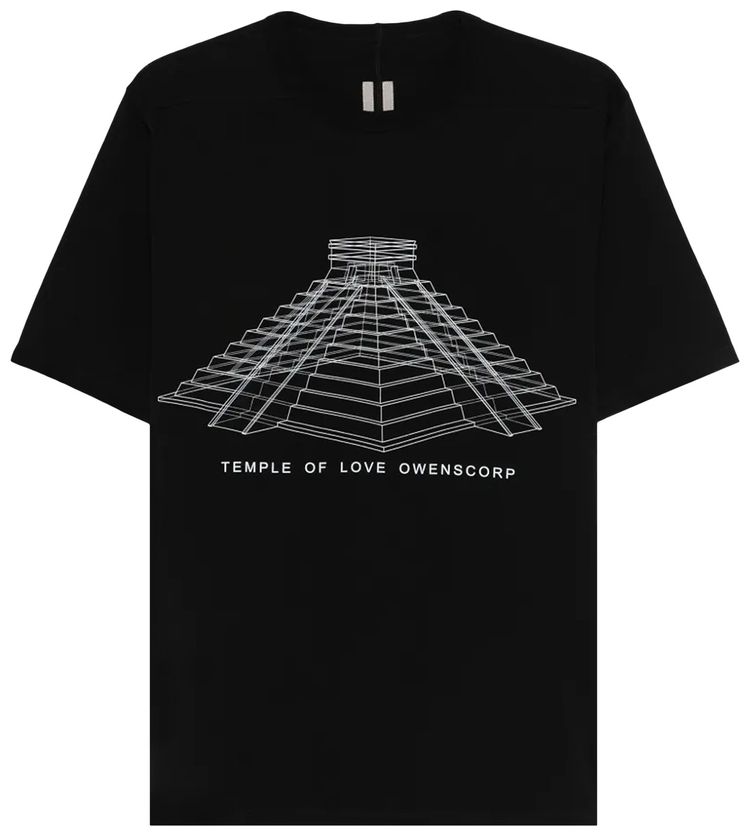 Rick Owens Brad T Shirt BlackMilk