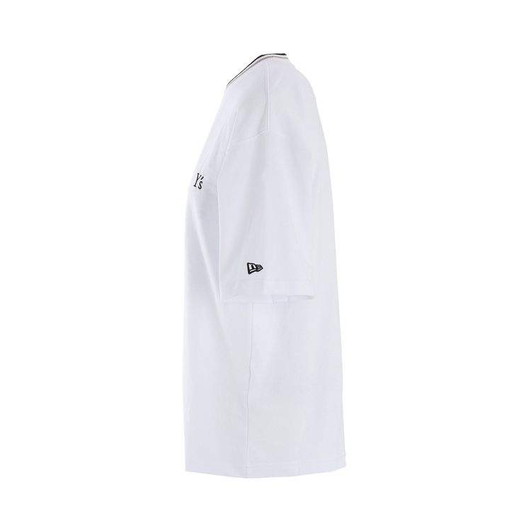 Ys x New Era Oversize Logo T Shirt White