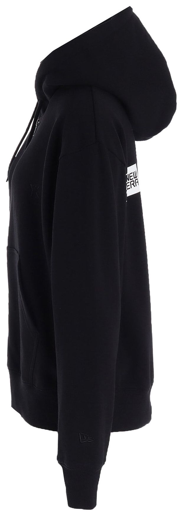 Ys x New Era Word Logo Zip Up Hoodie Black