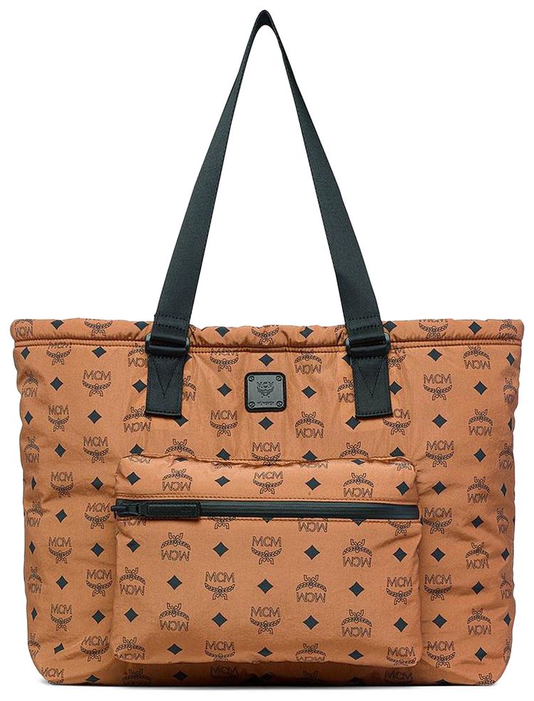 MCM Aren Large Tote Bag Cognac