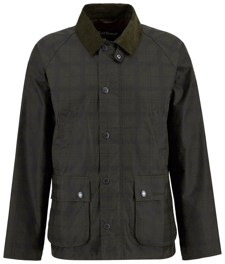 Barbour Tartan Ambleside Wax Jacket Archive Olive