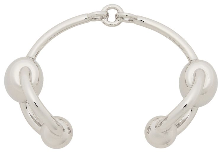 Jean Paul Gaultier Equestrian Bracelet Shiny Silver
