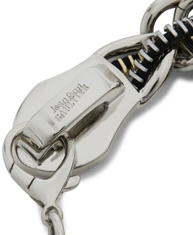Jean Paul Gaultier Zippers Bracelet SilverBlackGold