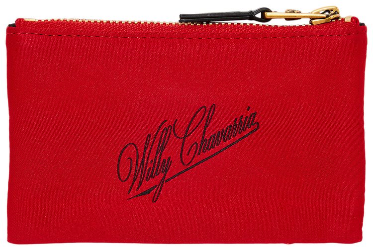 Willy Chavarria Label Wallet Red Hot