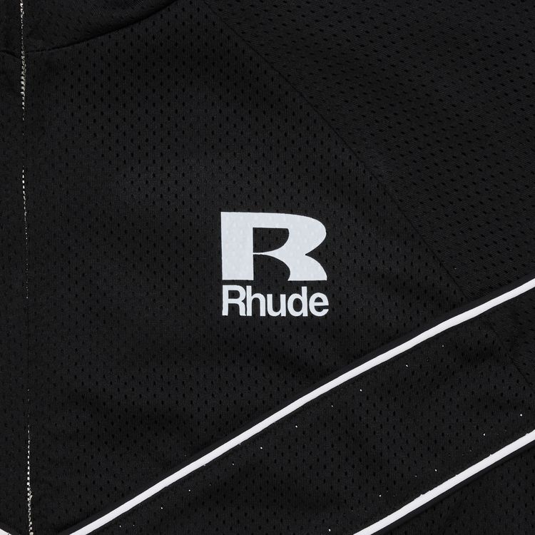 Rhude Mesh Piping Raglan Track Jacket Black