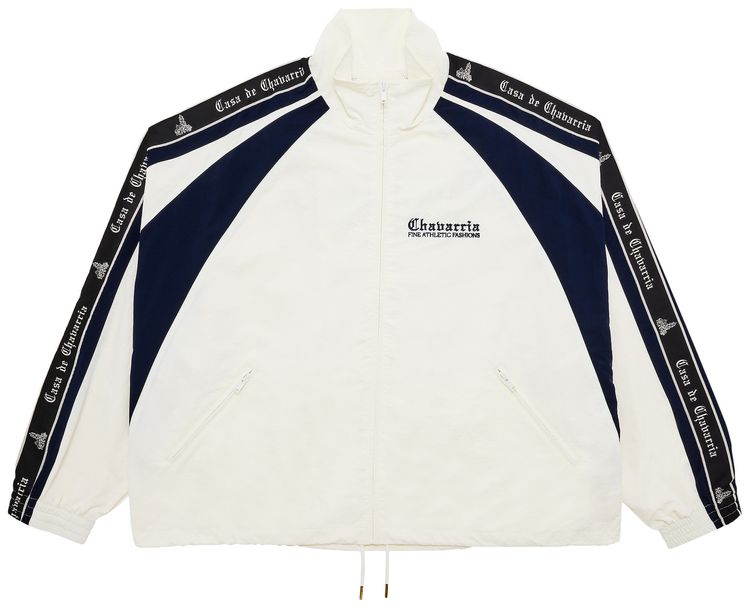 Willy Chavarria Casa De Chavarria Tape Jacket BlackWhite