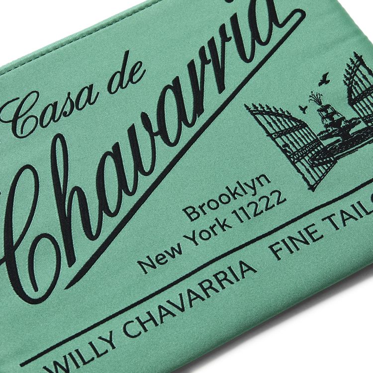 Willy Chavarria Label Pouch Uniform Green