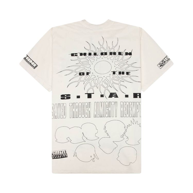 Hellstar Children Of The Star T Shirt White
